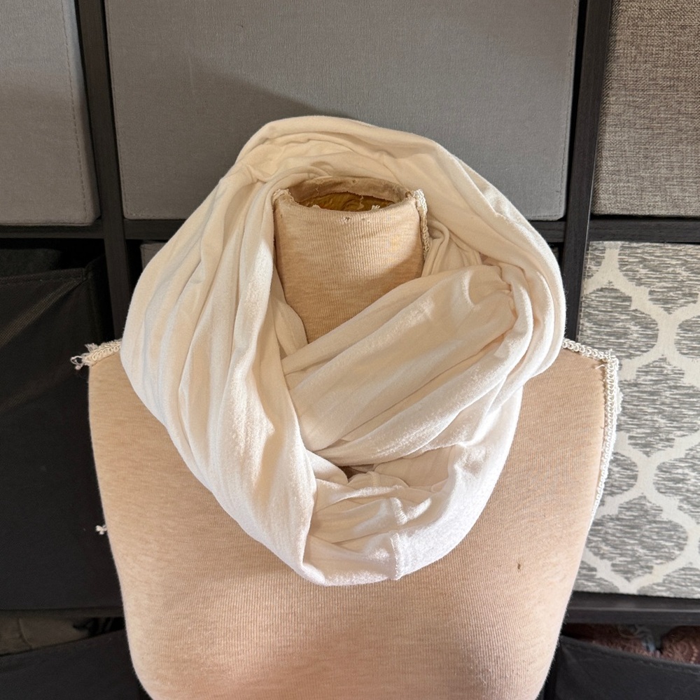 Nike white infinity scarf